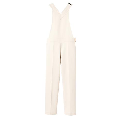 Kombinezon Longchamp Fall-Zimowe 2022 Kolekcja Bawełniane Women Jumpsuit Damskie Beżowe | 9156-GVPTD