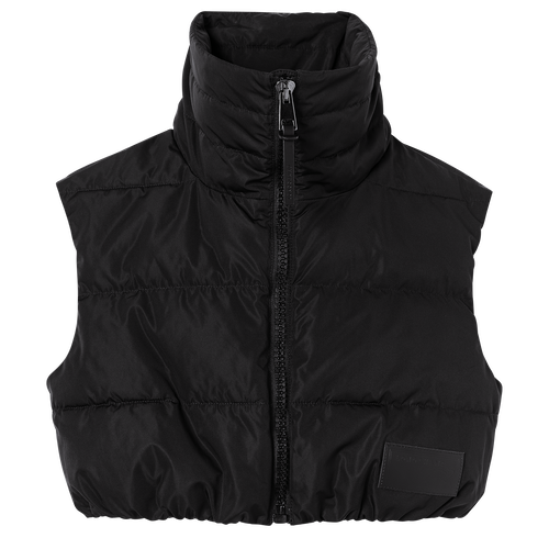 Kurtka Longchamp Fall-Zimowe 2022 Kolekcja Syntetyczna Fibres Women Jackets Damskie Czarne | 8917-EYSGI