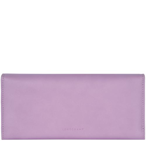 Portfele Longchamp Long continental Box-Trot Skórzane Women Wallets Damskie Fioletowe | 7391-RHPFS