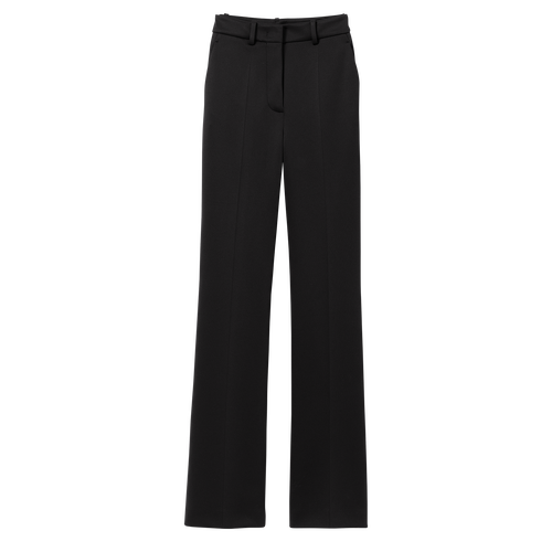 Portki Longchamp Fall-Zimowe 2022 Kolekcja Syntetyczna Fibres Women Trousers Damskie Czarne | 4820-RLPBH