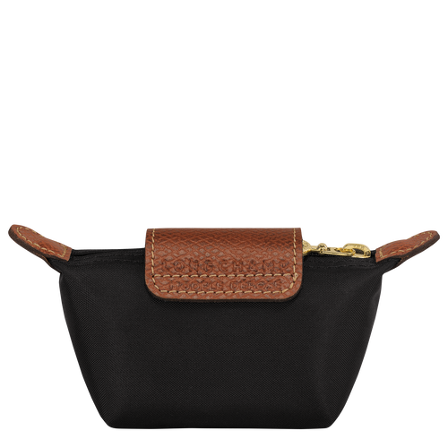 Portmonetki Longchamp Le Pliage Original Płócienne, Recycled canvas Women Coin Purses Damskie Czarne | 0632-QEGAV