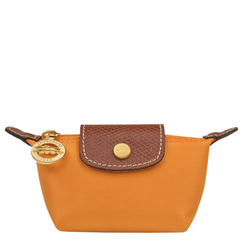 Portmonetki Longchamp Le Pliage Original Płócienne, Recycled canvas Women Coin Purses Damskie Pomarańczowe | 6407-UVHFG