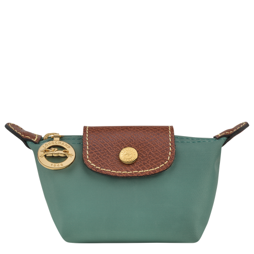 Portmonetki Longchamp Le Pliage Original Płócienne, Recycled canvas Women Coin Purses Damskie Zielone | 7469-NJFXI