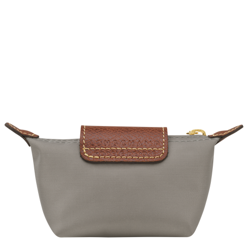 Portmonetki Longchamp Le Pliage Original Płócienne, Recycled canvas Women Coin Purses Damskie Szare | 8671-HDZTR