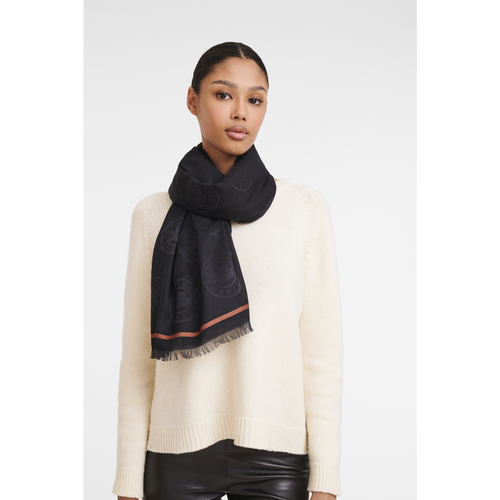 Stoles Longchamp Fall-Zimowe 2022 Kolekcja Other Women Stoles Damskie Szare | 5428-VOTPY