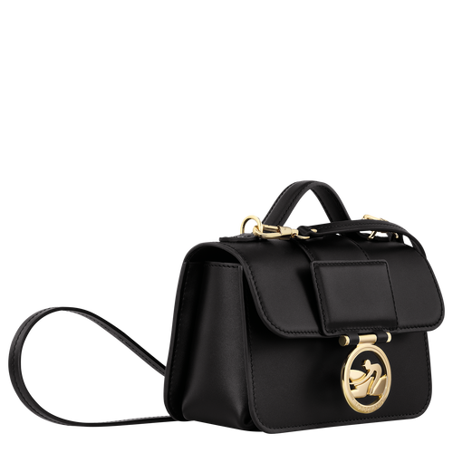 Torba Crossbody Longchamp Box-Trot XS Skórzane Women Crossbody Plecaki Damskie Czarne | 0697-TFPED