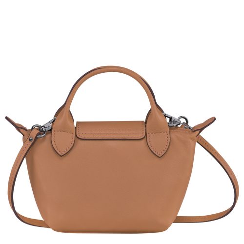 Torba Crossbody Longchamp Le Pliage Cuir Skórzane Women Crossbody Plecaki Damskie Beżowe | 0615-KNLGT