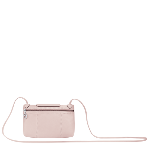 Torba Crossbody Longchamp Le Pliage Cuir Skórzane Women Crossbody Plecaki Damskie Różowe | 2947-SYAFV