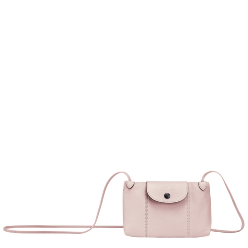 Torba Crossbody Longchamp Le Pliage Cuir Skórzane Women Crossbody Plecaki Damskie Różowe | 2947-SYAFV