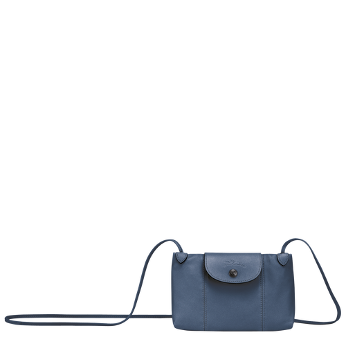 Torba Crossbody Longchamp Le Pliage Cuir Skórzane Women Crossbody Plecaki Damskie Niebieskie | 7614-NBVXQ