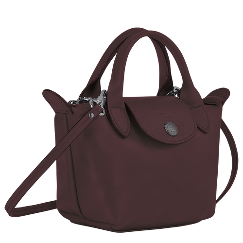 Torba Crossbody Longchamp Le Pliage Cuir Skórzane Women Crossbody Plecaki Damskie Czerwone | 7690-CIYQL