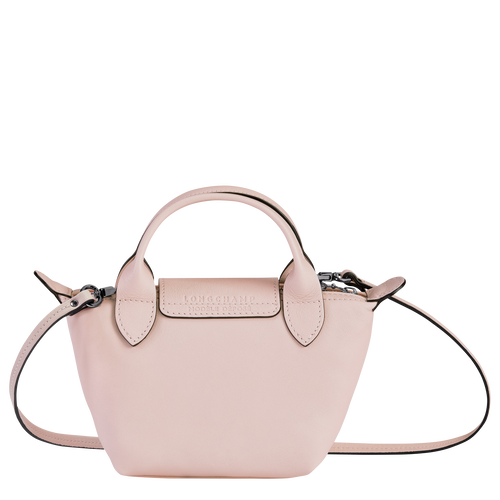 Torba Crossbody Longchamp Le Pliage Cuir Skórzane Women Crossbody Plecaki Damskie Różowe | 7983-CLNKU