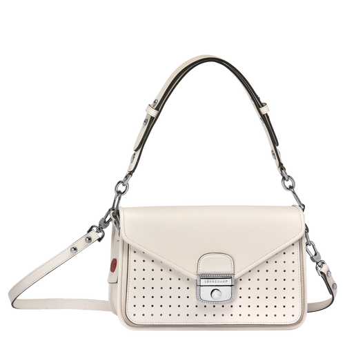 Torba Crossbody Longchamp Mademoiselle S Skórzane Women Crossbody Plecaki Damskie Beżowe | 7865-ZUOKN