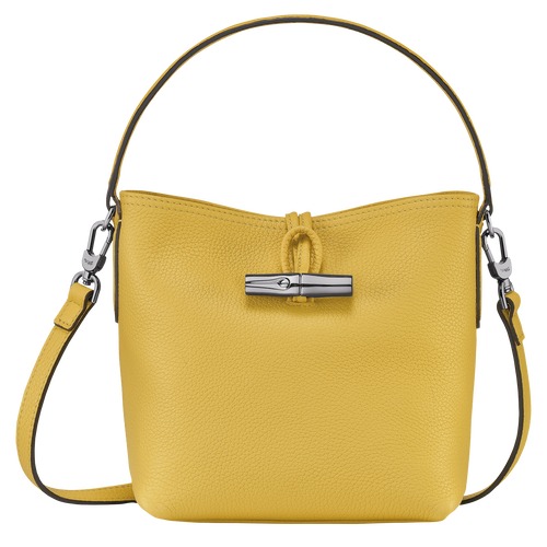 Torba Crossbody Longchamp Roseau Essential S Skórzane Women Crossbody Plecaki Damskie Żółte | 8271-MGYAI