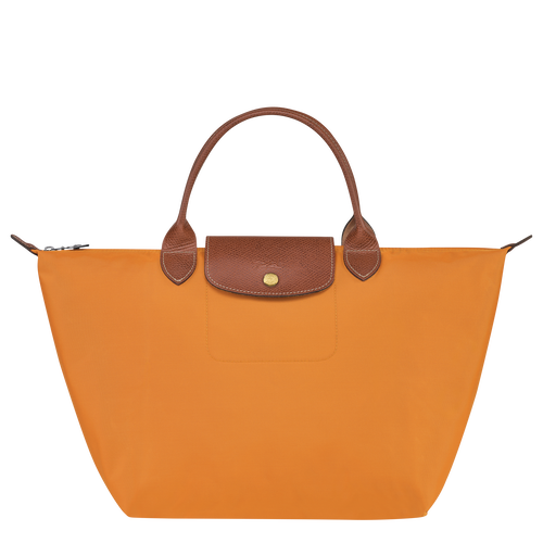 Torebki Longchamp Le Pliage Original M Płócienne, Recycled canvas Women Handbag Damskie Pomarańczowe | 2156-UDTFV