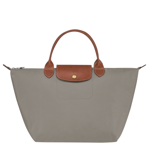 Torebki Longchamp Le Pliage Original M Płócienne, Recycled canvas Women Handbag Damskie Szare | 5430-JCMDA