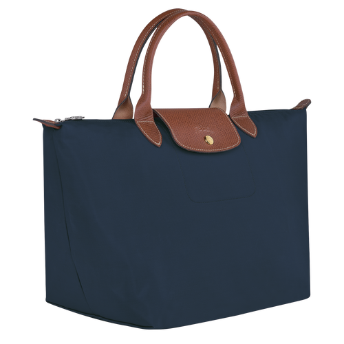 Torebki Longchamp Le Pliage Original M Płócienne, Recycled canvas Women Handbag Damskie Niebieskie | 6951-RQJEV