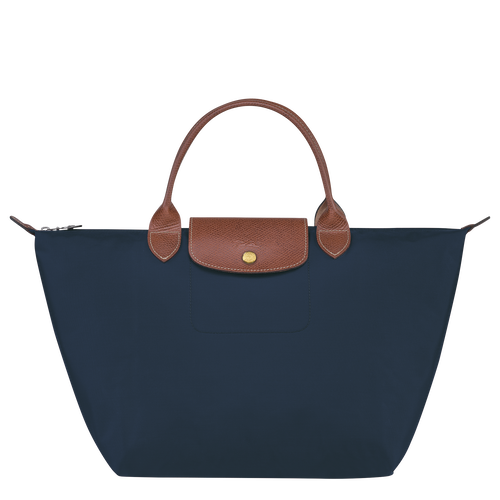 Torebki Longchamp Le Pliage Original M Płócienne, Recycled canvas Women Handbag Damskie Niebieskie | 6951-RQJEV