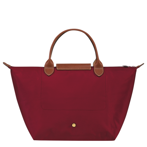 Torebki Longchamp Le Pliage Original M Płócienne, Recycled canvas Women Handbag Damskie Czerwone | 7530-IYZRO