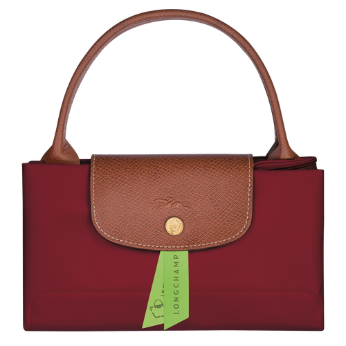 Torebki Longchamp Le Pliage Original M Płócienne, Recycled canvas Women Handbag Damskie Czerwone | 7530-IYZRO