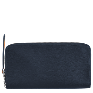 Portfele Longchamp Long Le Pliage City Płócienne Women Wallets Damskie Niebieskie | 1036-CWNIV