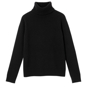 Swetry Longchamp Fall-Zimowe 2022 Kolekcja Wełna Women Sweaters Damskie Czarne | 9234-NDWKH