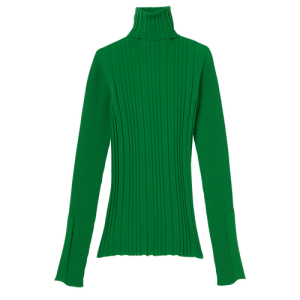 Swetry Longchamp Fall-Zimowe 2022 Kolekcja Wełna Women Sweaters Damskie Zielone | 9514-NRYEL