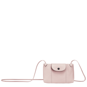 Torba Crossbody Longchamp Le Pliage Cuir Skórzane Women Crossbody Plecaki Damskie Różowe | 2947-SYAFV