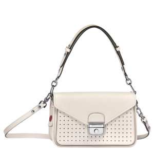 Torba Crossbody Longchamp Mademoiselle S Skórzane Women Crossbody Plecaki Damskie Beżowe | 7865-ZUOKN