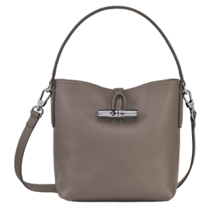 Torba Crossbody Longchamp Roseau Essential S Skórzane Women Crossbody Plecaki Damskie Szare | 4603-UOIRE