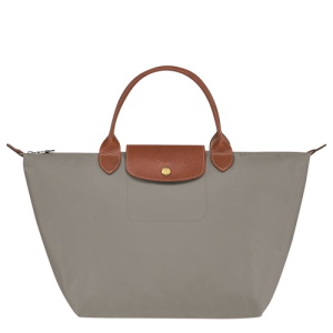 Torebki Longchamp Le Pliage Original M Płócienne, Recycled canvas Women Handbag Damskie Szare | 5430-JCMDA