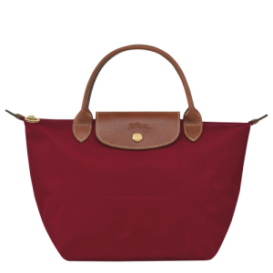 Torebki Longchamp Le Pliage Original S Płócienne, Recycled canvas Women Handbag Damskie Czerwone | 4826-VTPKU